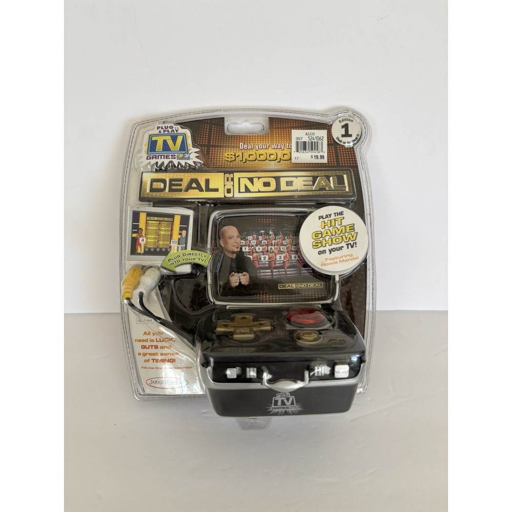 Jakks Pacific Deal or No Deal Plug & Play TV - Factory Sealed New